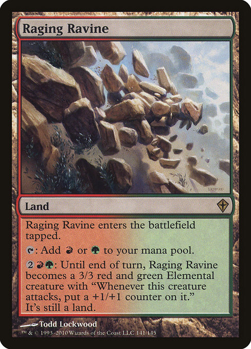Raging Ravine - Worldwake Rare Card