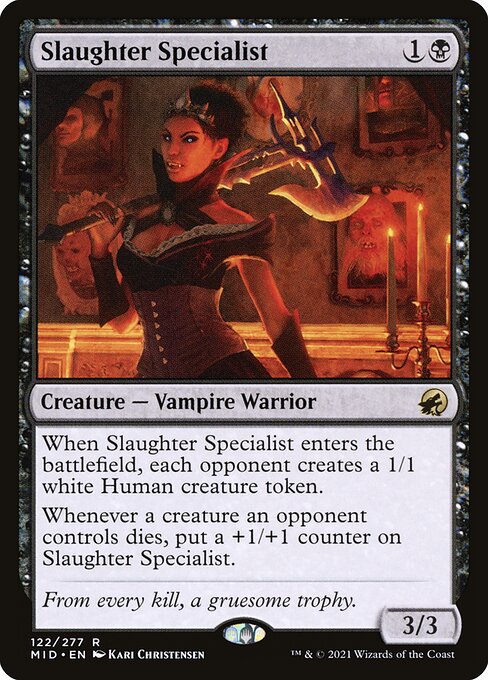 Slaughter Specialist - Innistrad: Midnight Hunt Rare Card