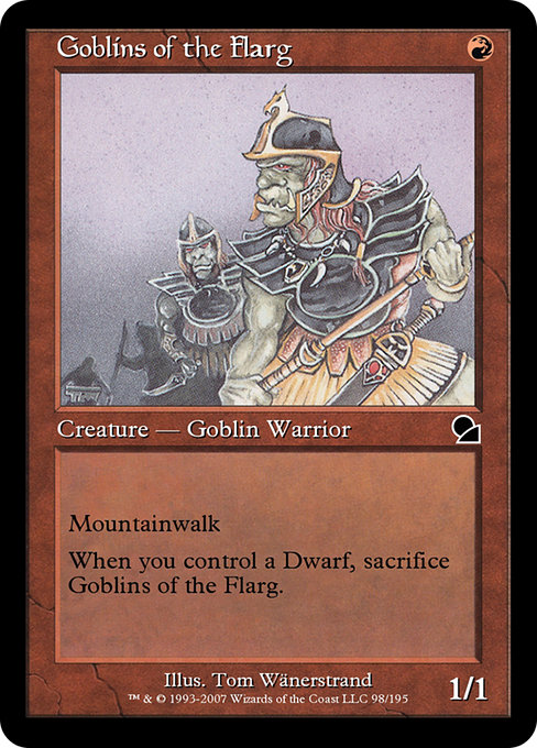 Goblins of the Flarg - Masters Edition Common Card