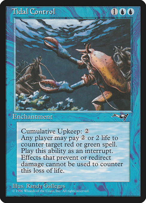 Tidal Control - Alliances Rare Card