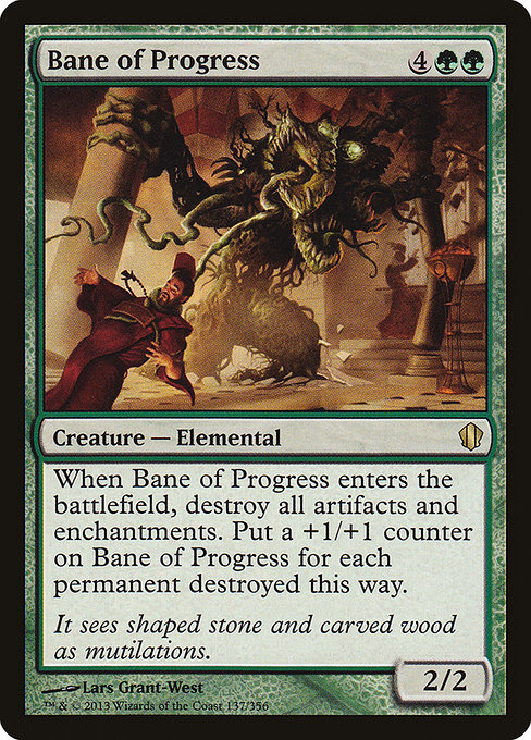 Bane of Progress - Commander 2013 Rare Card