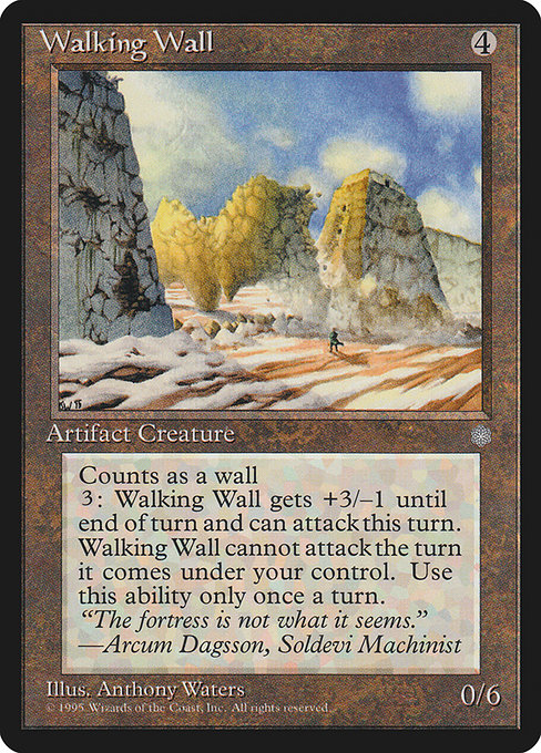 Walking Wall - Ice Age Uncommon Card