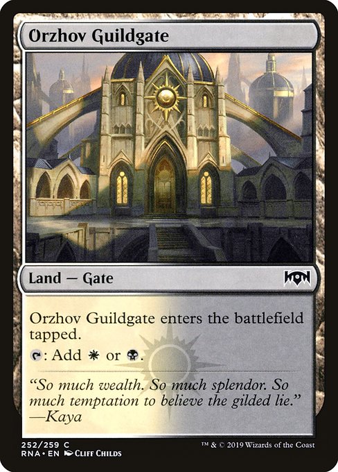 Orzhov Guildgate - Ravnica Allegiance Common Card