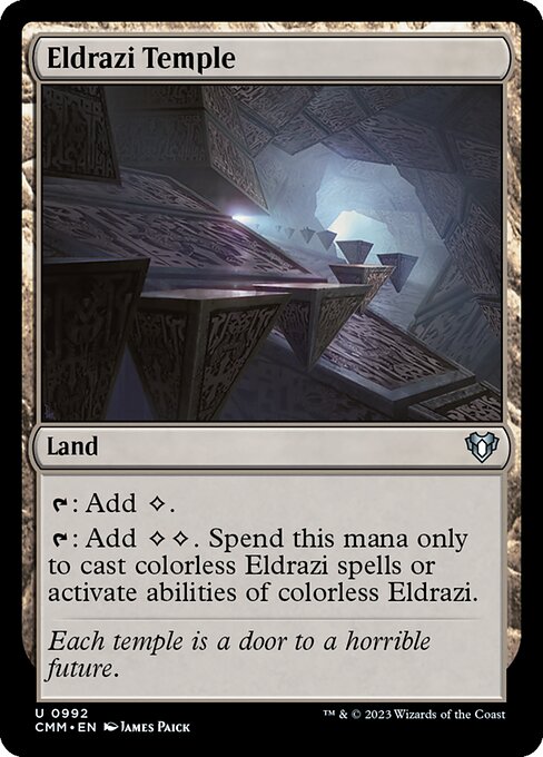 Eldrazi Temple - Commander Masters Uncommon Card