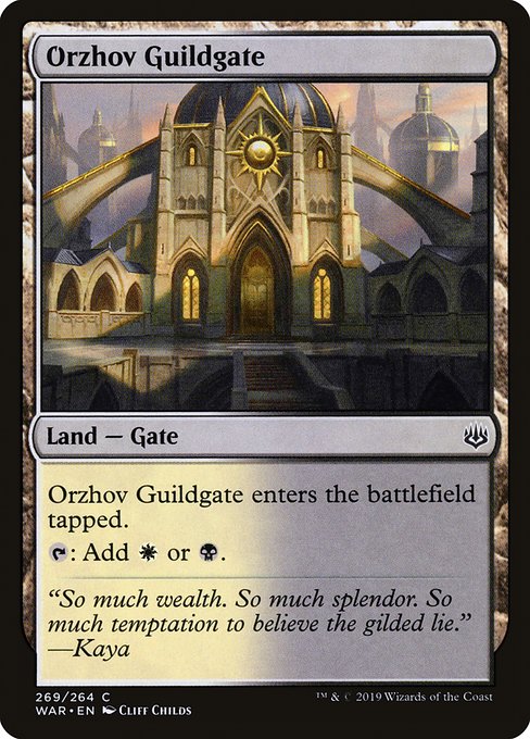 Orzhov Guildgate - War of the Spark Common Card