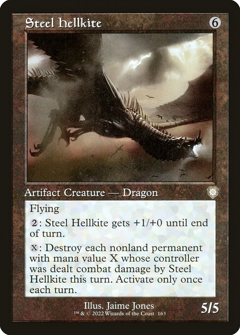 Steel Hellkite - The Brothers' War Commander Rare Card