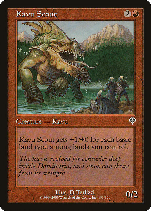 Kavu Scout - Invasion Common Card