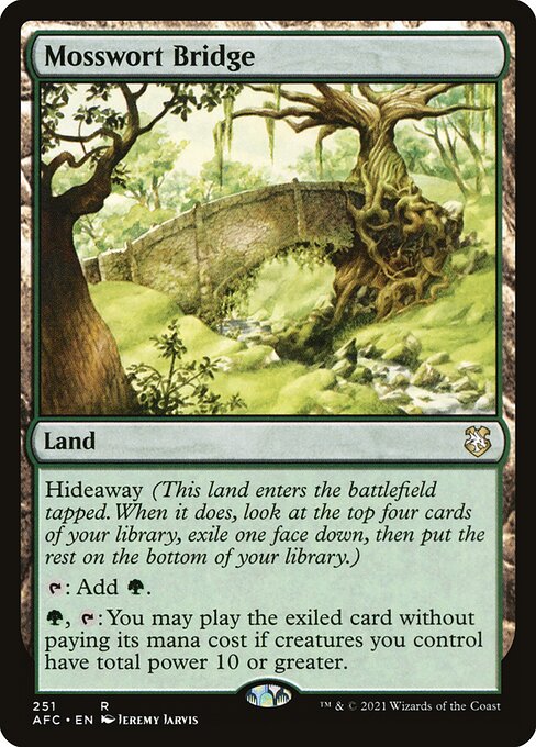 Mosswort Bridge - Forgotten Realms Commander Rare Card