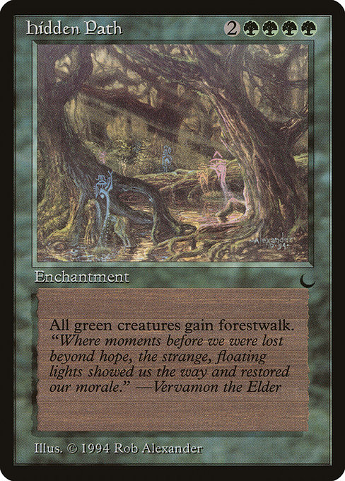 Hidden Path - The Dark Rare Card