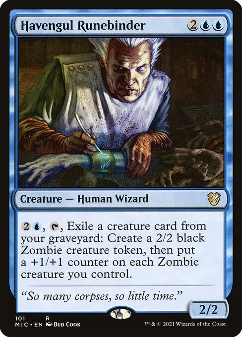 Havengul Runebinder - Midnight Hunt Commander Rare Card