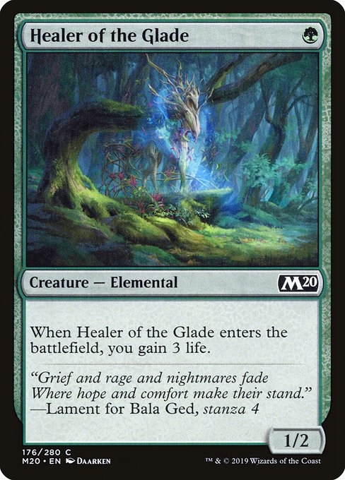 Healer of the Glade - Core Set 2020 Common Card