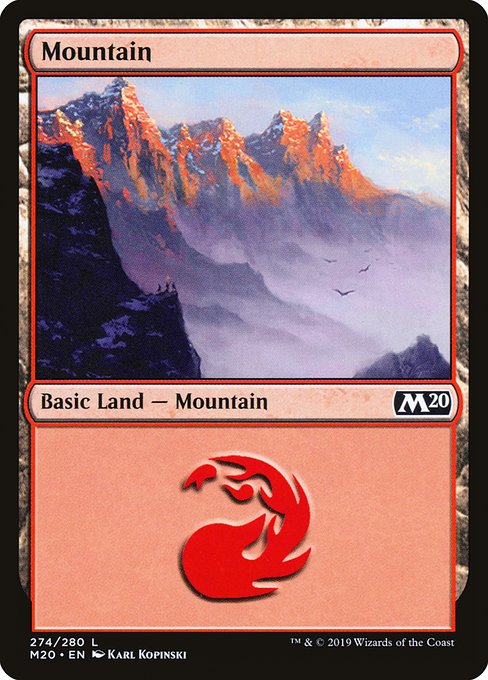 Mountain - Core Set 2020 Common Card