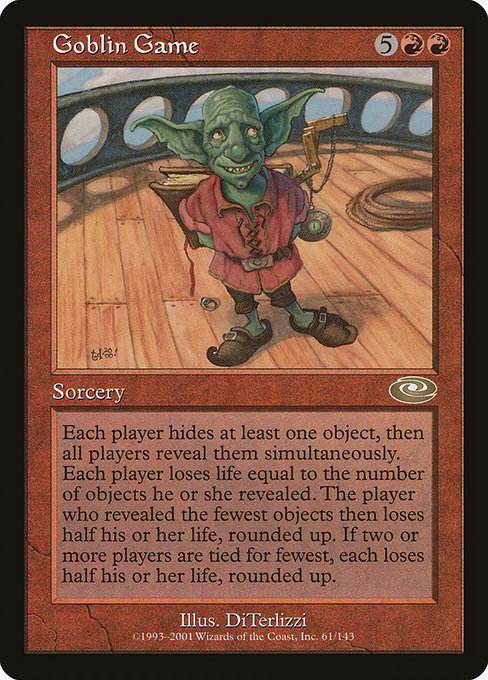 Goblin Game - Planeshift Rare Card