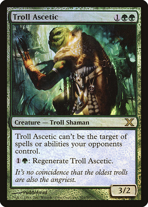 Troll Ascetic - Tenth Edition Rare Card