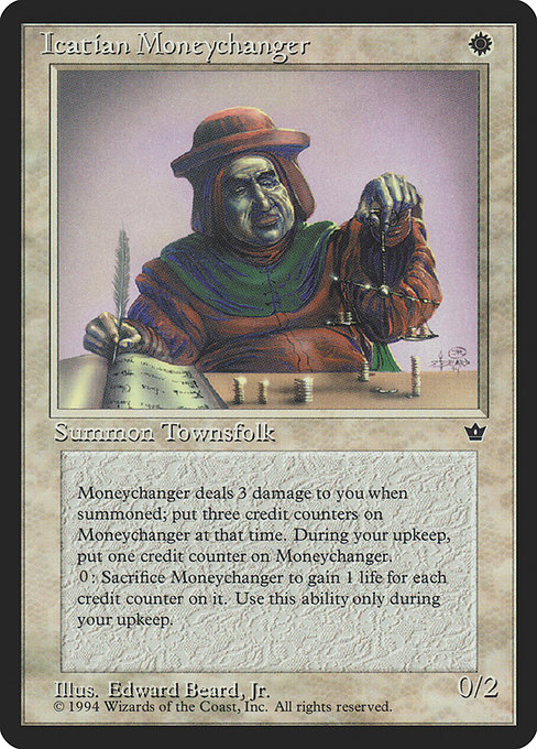 Icatian Moneychanger - Fallen Empires Common Card