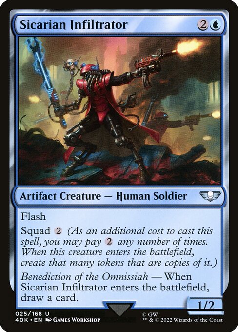 Sicarian Infiltrator - Warhammer 40,000 Commander Uncommon Card