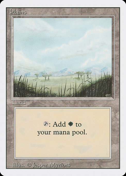 Plains - Revised Edition Common Card