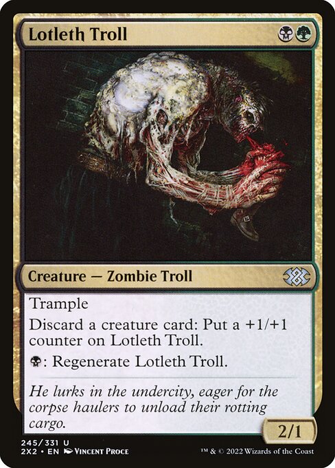 Lotleth Troll - Double Masters 2022 Uncommon Card
