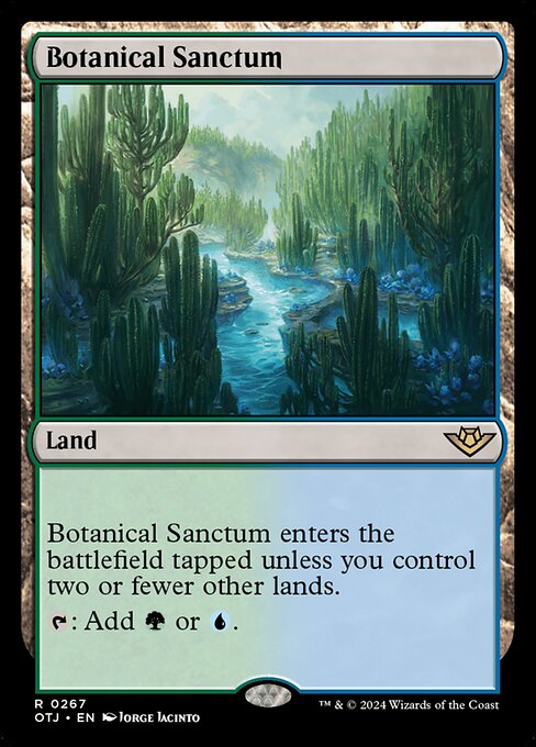 Botanical Sanctum - Outlaws of Thunder Junction Rare Card