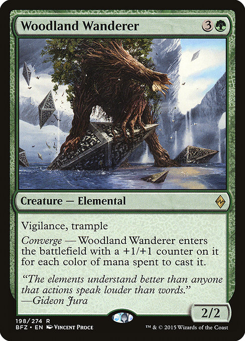Woodland Wanderer - Battle for Zendikar Rare Card