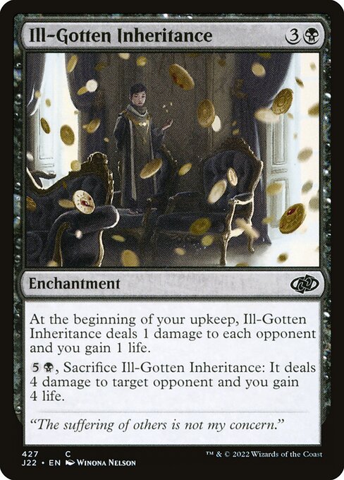 Ill-Gotten Inheritance - Jumpstart 2022 Common Card