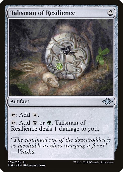 Talisman of Resilience - Modern Horizons Uncommon Card