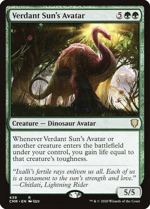 Verdant Sun's Avatar - Commander Legends Rare Card