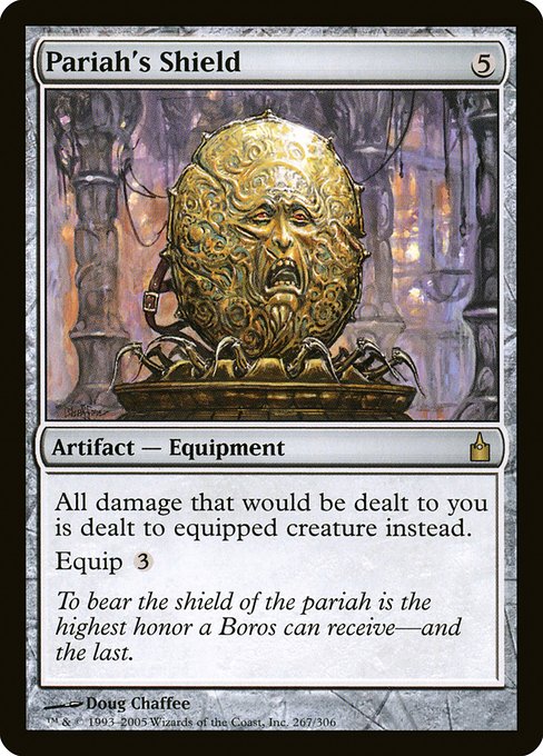 Pariah's Shield - Ravnica: City of Guilds Rare Card