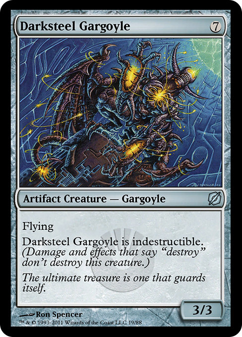 Darksteel Gargoyle - Duel Decks: Mirrodin Pure vs. New Phyrexia Uncommon Card