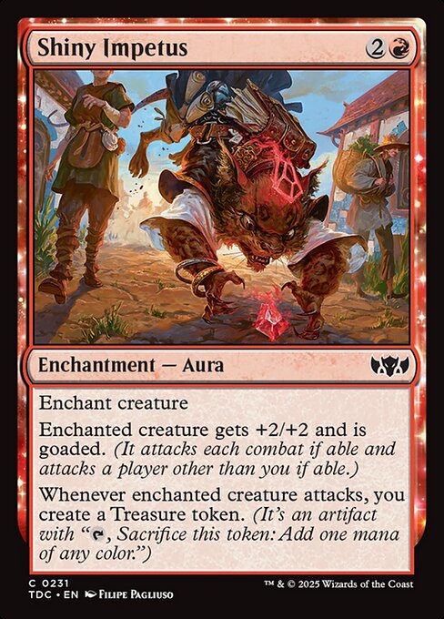 Shiny Impetus - Tarkir: Dragonstorm Commander Common Card