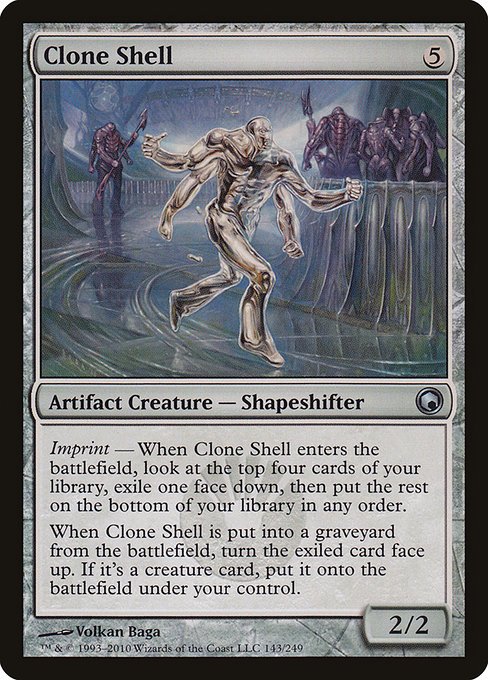 Clone Shell - Scars of Mirrodin Uncommon Card