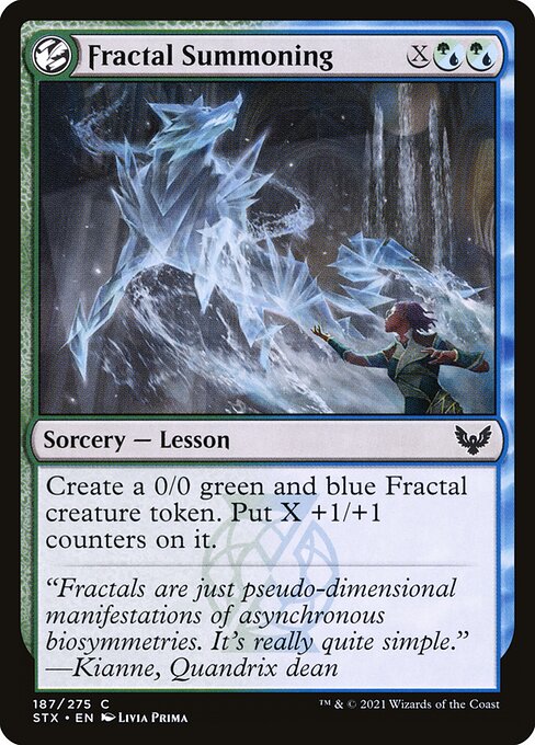 Fractal Summoning - Strixhaven: School of Mages Common Card
