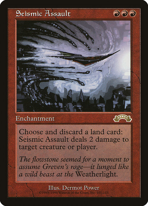 Seismic Assault - Exodus Rare Card