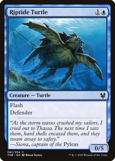 Riptide Turtle - Theros Beyond Death Common Card