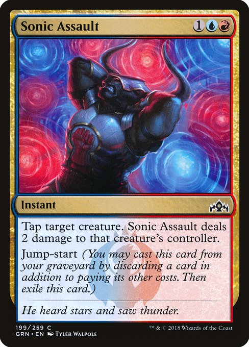Sonic Assault - Guilds of Ravnica Common Card