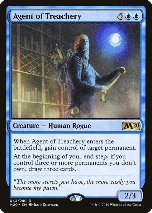 Agent of Treachery - Core Set 2020 Rare Card