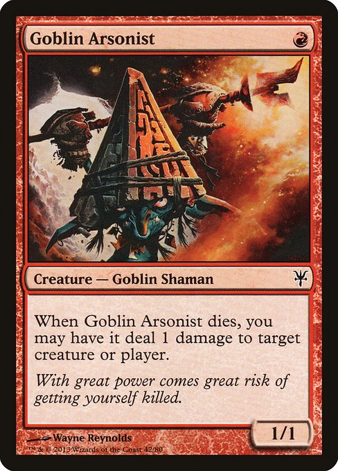 Goblin Arsonist - Duel Decks: Sorin vs. Tibalt Common Card