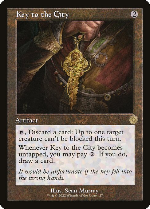 Key to the City - The Brothers' War Retro Artifacts Rare Card