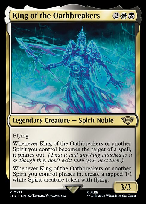 King of the Oathbreakers - The Lord of the Rings: Tales of Middle-earth Rare Card