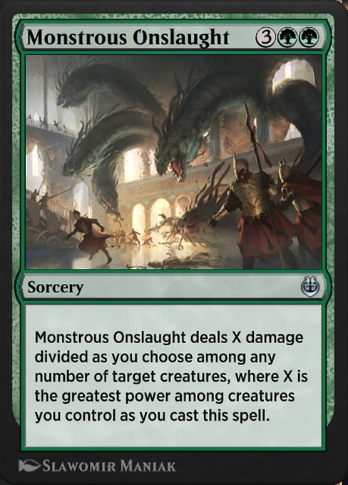 Monstrous Onslaught - Kaladesh Remastered Uncommon Card