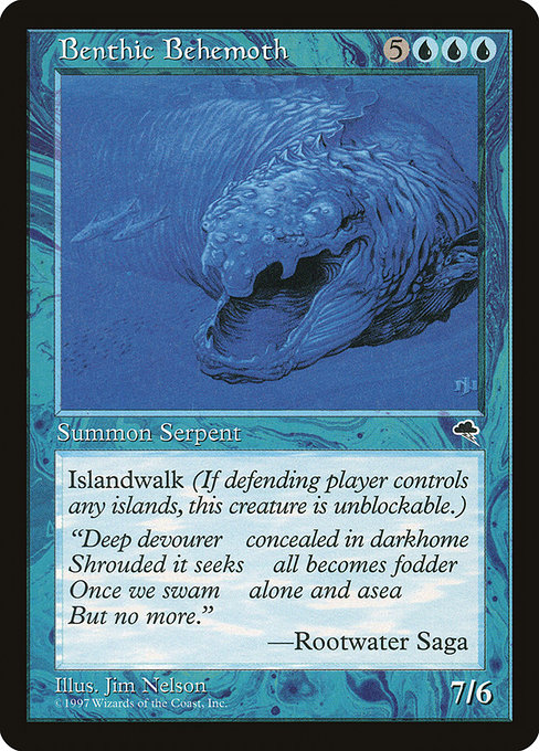 Benthic Behemoth - Tempest Rare Card