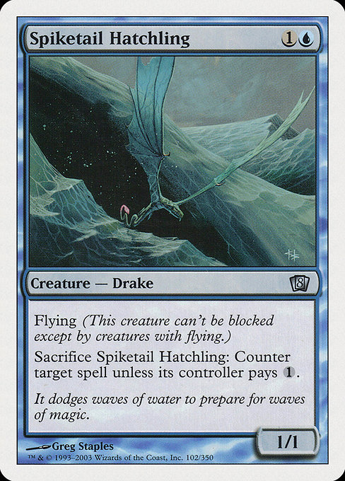 Spiketail Hatchling - Eighth Edition Uncommon Card