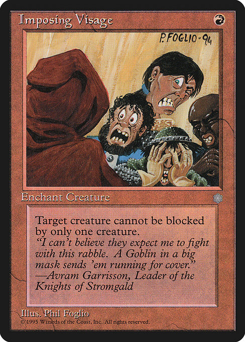 Imposing Visage - Ice Age Common Card