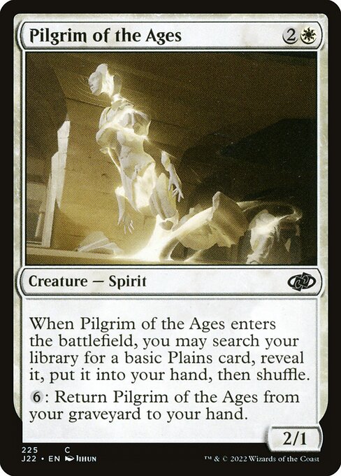Pilgrim of the Ages - Jumpstart 2022 Common Card