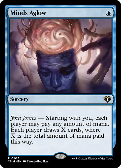 Minds Aglow - Commander Masters Rare Card