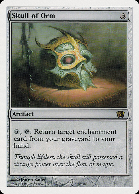 Skull of Orm - Eighth Edition Rare Card