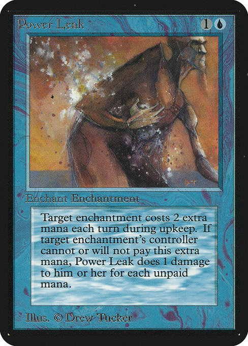 Power Leak - Limited Edition Alpha Common Card