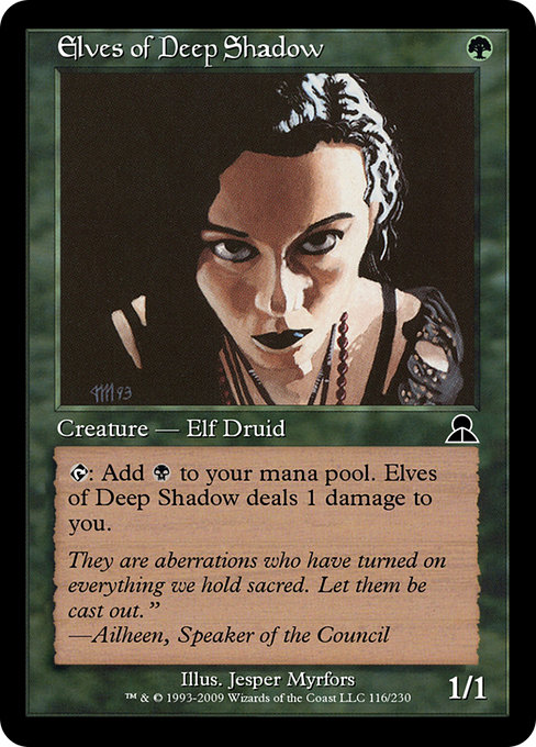 Elves of Deep Shadow - Masters Edition III Common Card