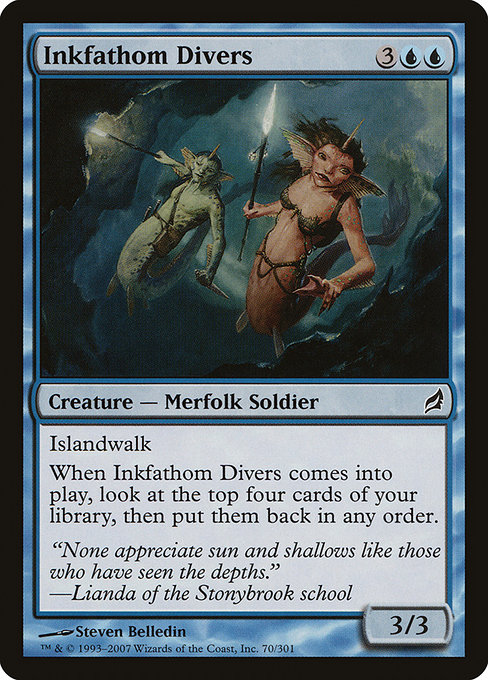 Inkfathom Divers - Lorwyn Common Card