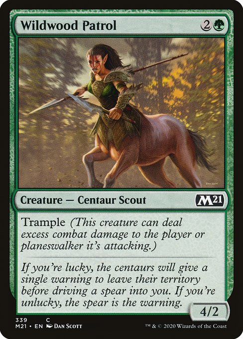 Wildwood Patrol - Core Set 2021 Common Card